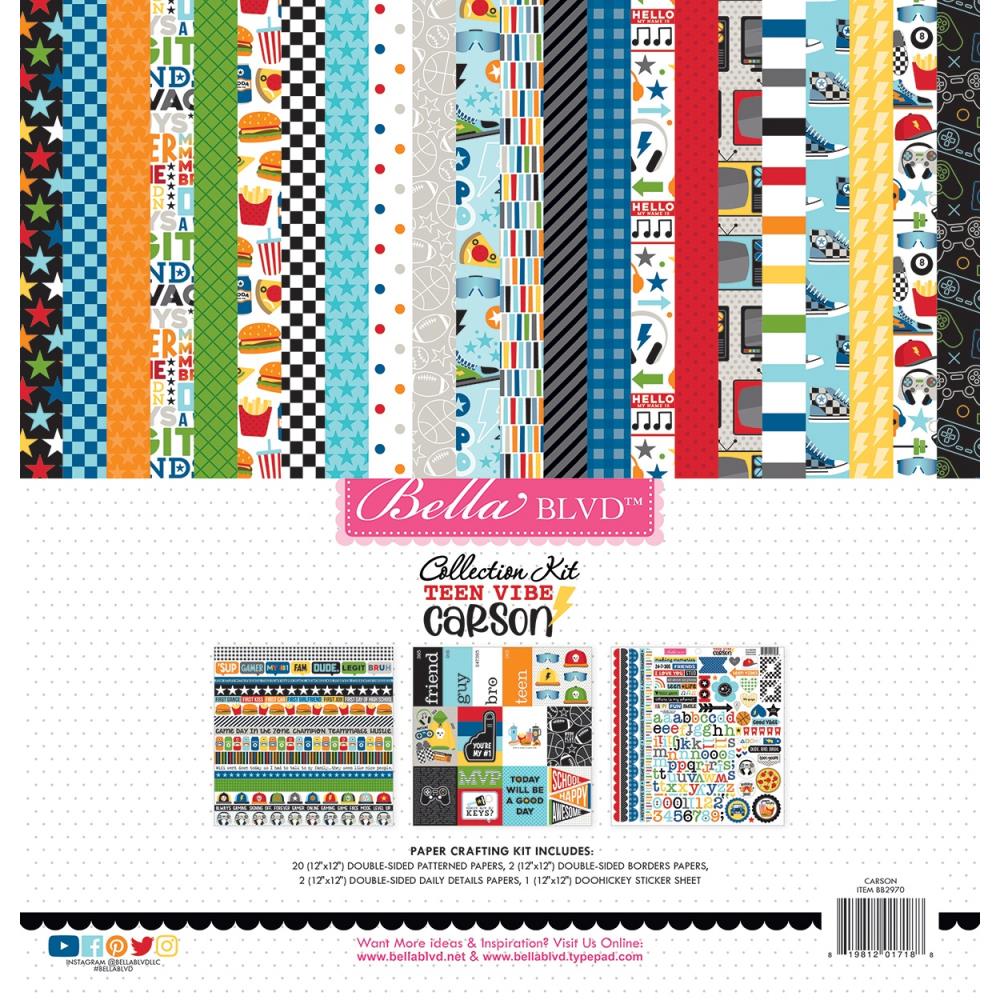 Bella BLVD Collection Kit 12"X12" - Teen Vibe Carson