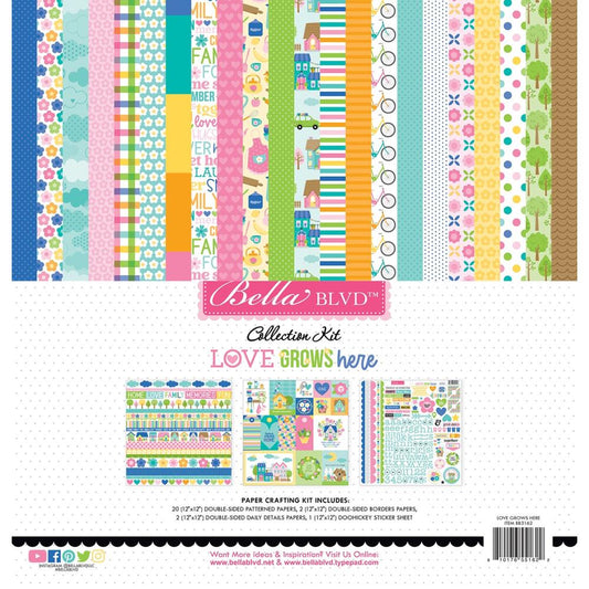 Bella BLVD Collection Kit 12"X12" - Love Grows Here