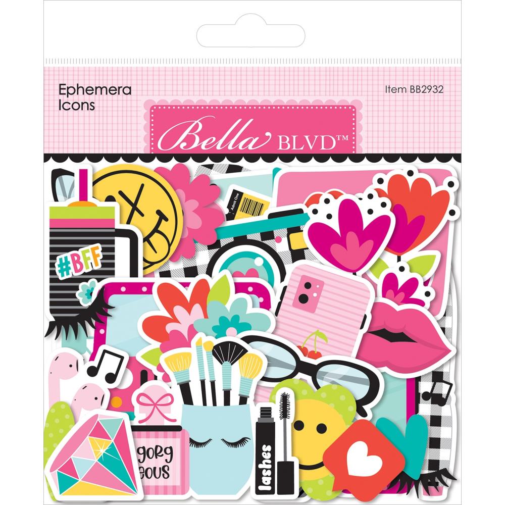 Bella Blvd Cardstock Ephemera Icons - Caitlyn BB2932