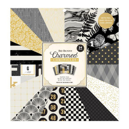 BoBunny Charmed Chronicles Double-Sided Paper Pad 12"X12"