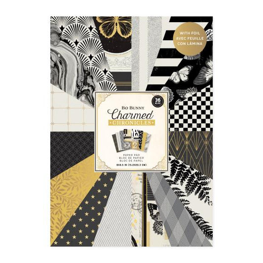 BoBunny Charmed Chronicles Double-Sided Paper Pad 6"X8"