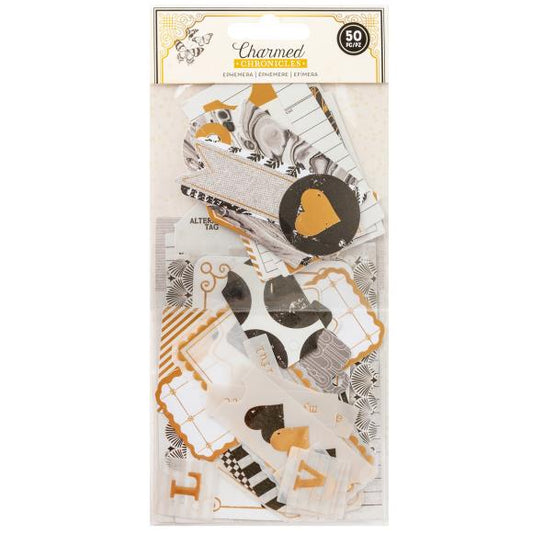 BoBunny Charmed Chronicles Ephemera - Journaling