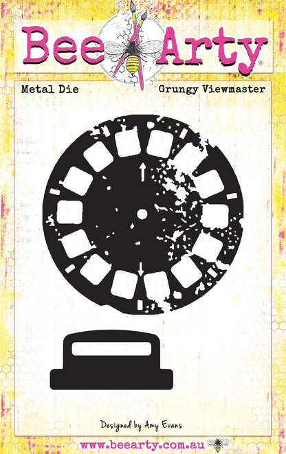 Bee Arty - Grungy Viewmaster - Metal Die
