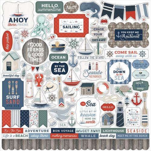 Seashore Collection Paper Pack 12"X12"