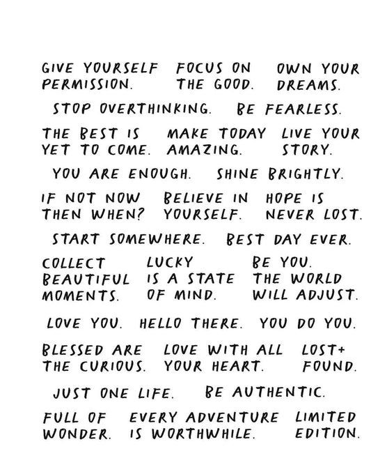 Tim Holtz Cling Mount Stamp Noteworthy