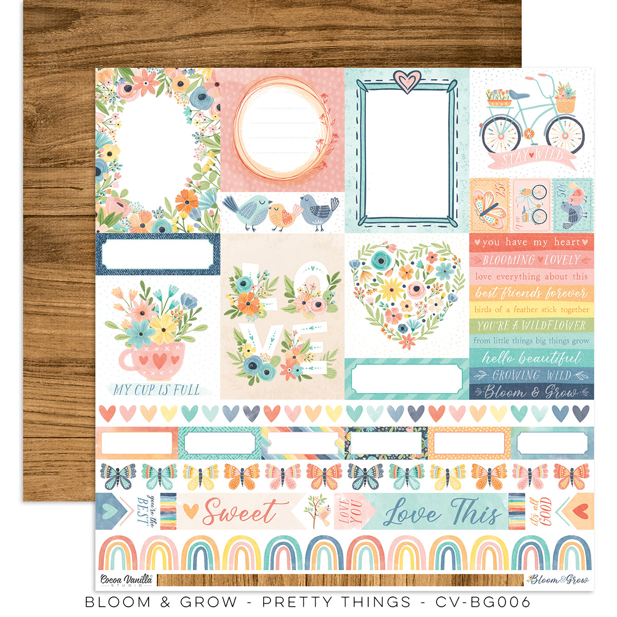 Cocoa Vanilla - Bloom & Grow Collection Kit 12"x12"