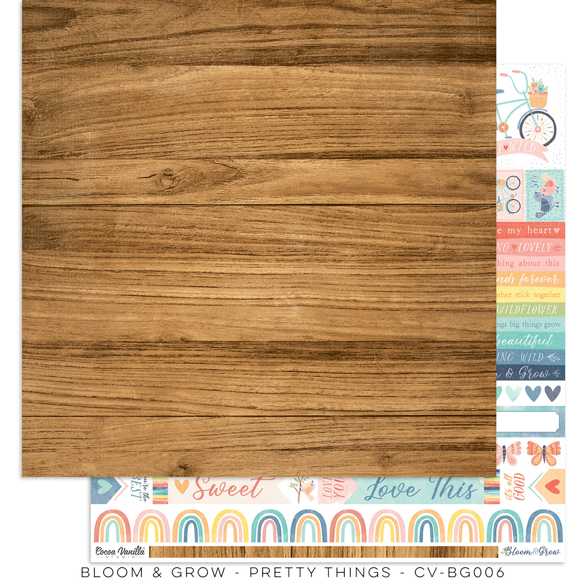 Cocoa Vanilla - Bloom & Grow Collection Kit 12"x12"