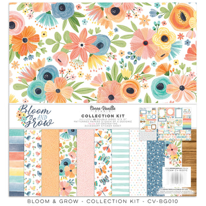 Cocoa Vanilla - Bloom & Grow Collection Kit 12"x12" 
