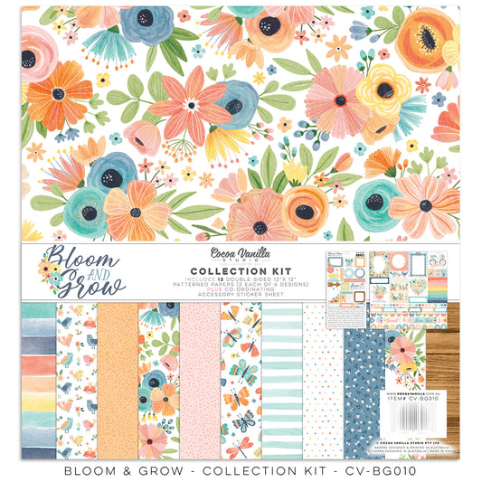 Cocoa Vanilla - Bloom & Grow Collection Kit 12"x12" 