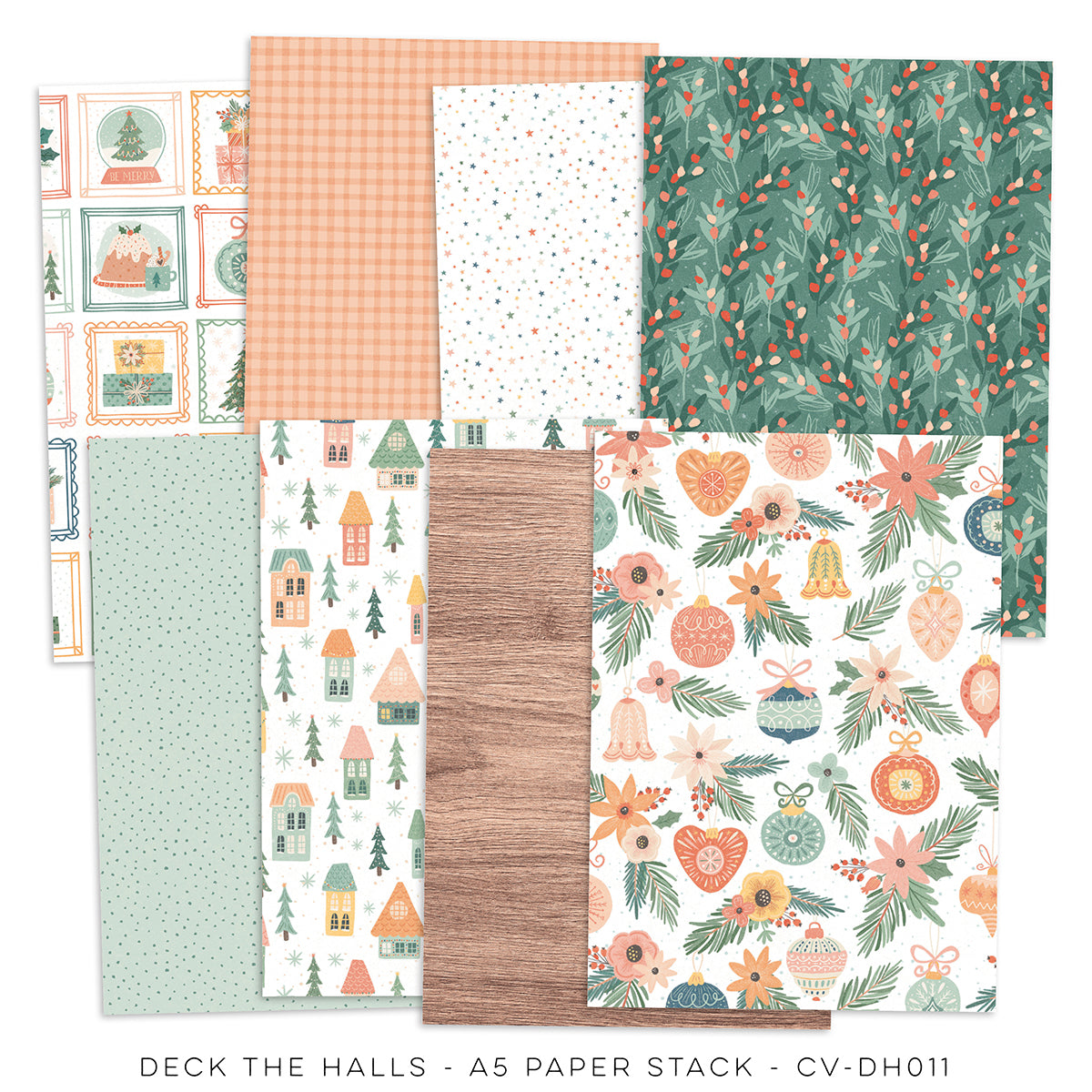 Cocoa Vanilla - Deck the Halls A5 Paper Stack