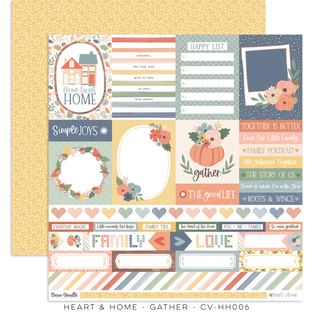 Cocoa Vanilla - Heart & Home Collection Kit 12"x12"