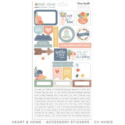 Cocoa Vanilla Studio - Heart & Home Accessory Stickers - Captured Hearts Australia