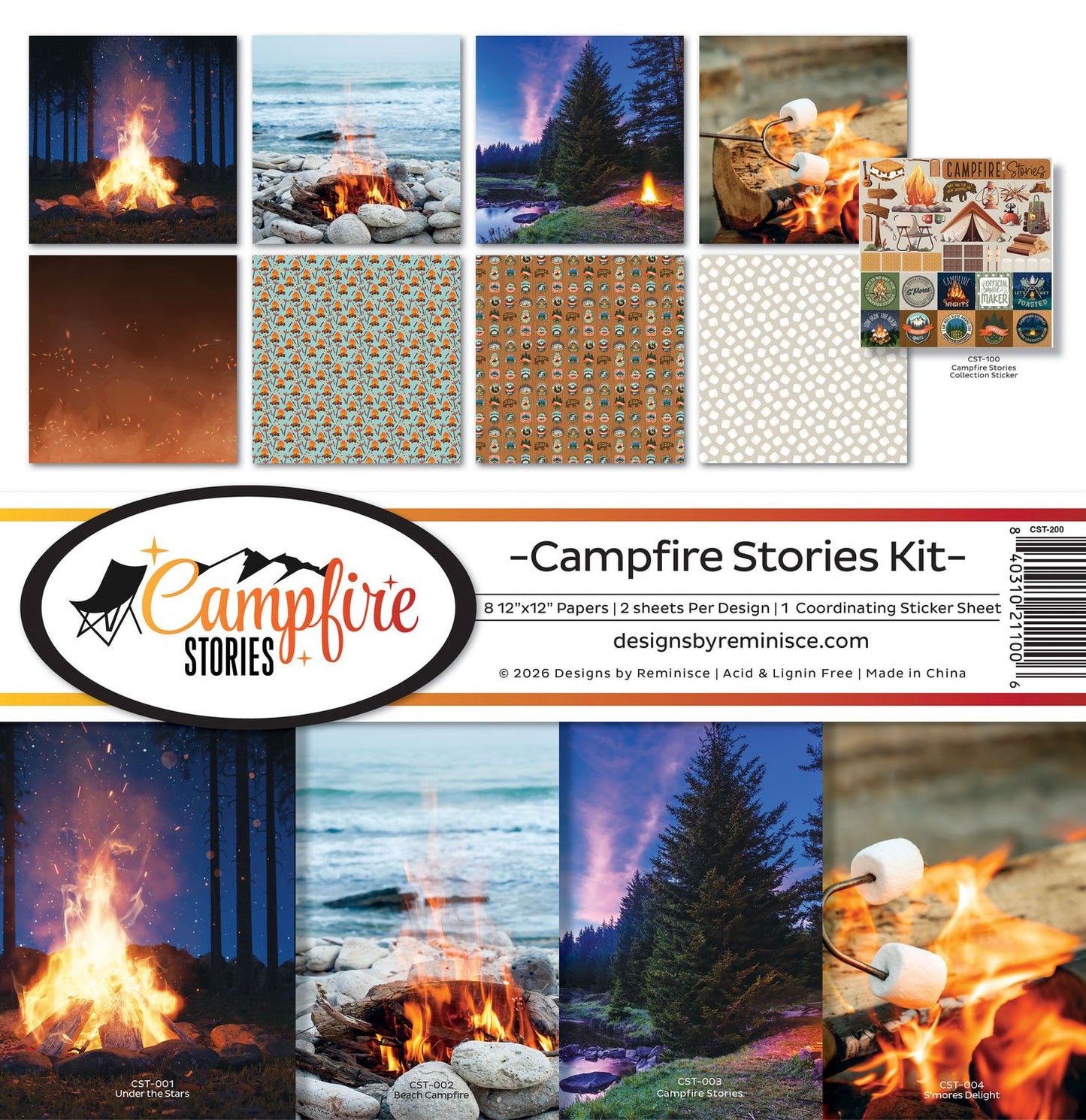 Campfire Stories Collection 12"X12"