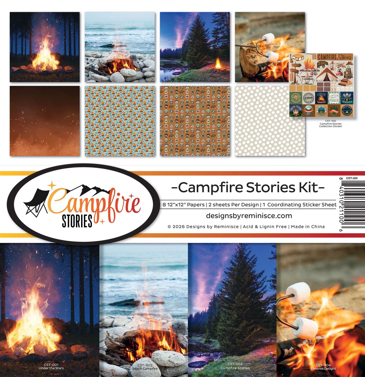 Campfire Stories Collection 12"X12"