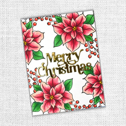 Merry Christmas Layered Metal Cutting Die