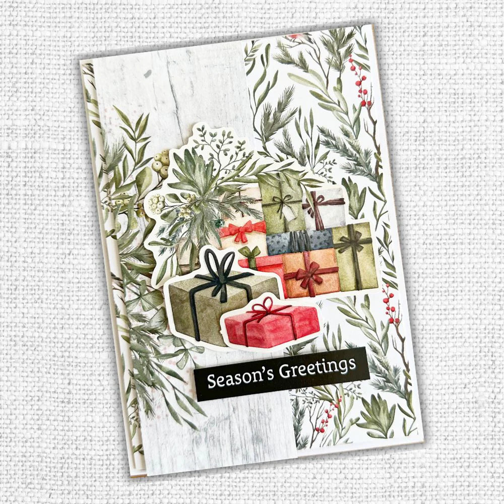 Merry Christmas A5 10pc Sentiment Sheets - Foil