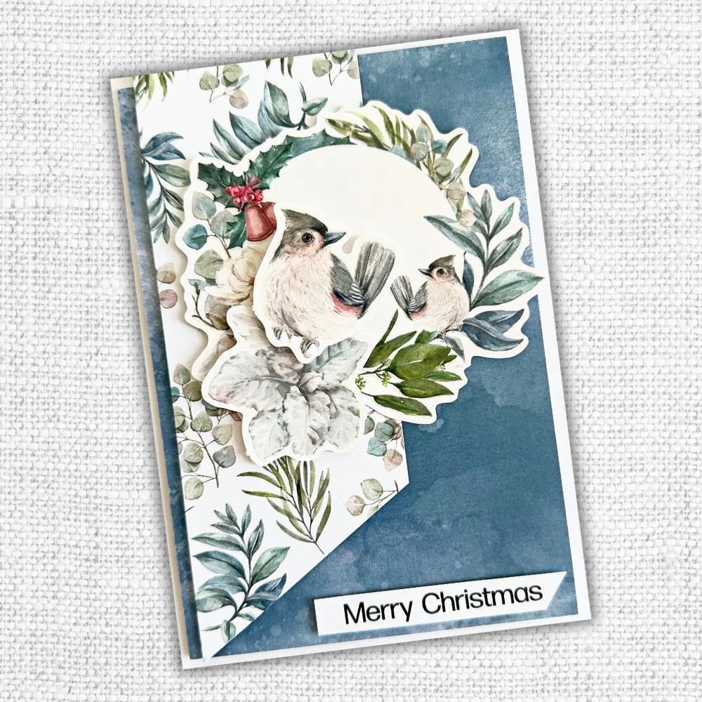 Merry Christmas A5 10pc Sentiment Sheets - Foil