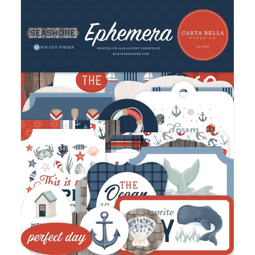 Carta Bella Paper Seashore Ephemera - Icons