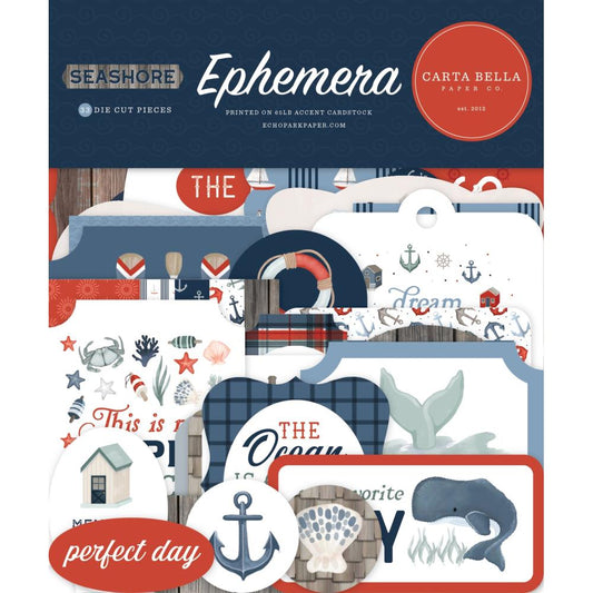 Carta Bella Paper Seashore Ephemera - Icons