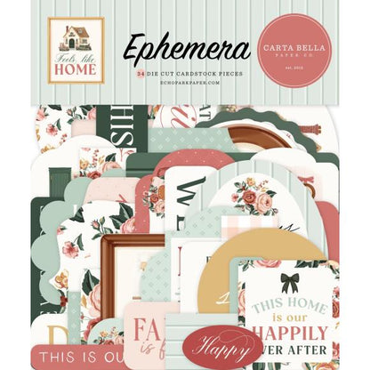 Carta Bella Papers - Feels Like Home Ephemera - Icons