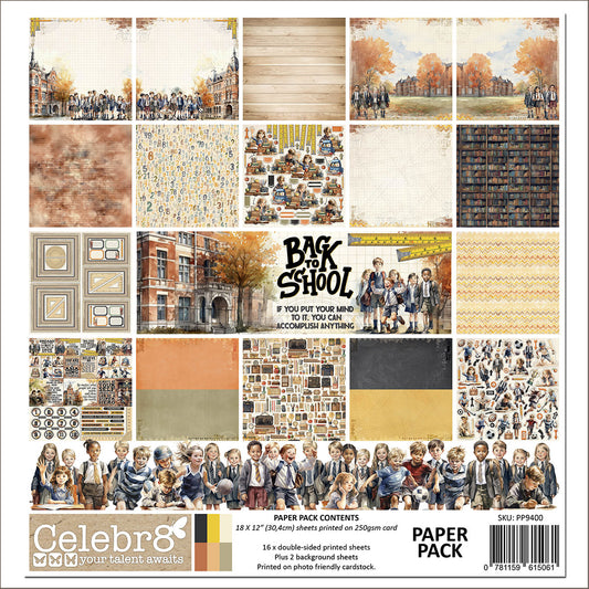 Celebr8 - Back to School - Paper Pack