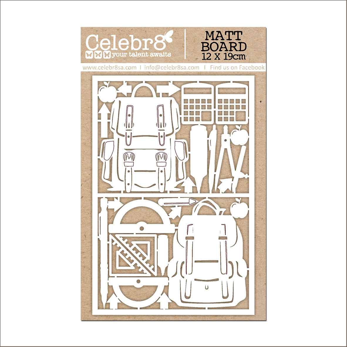 Celebr8 - Back to School - Chipboard Elements