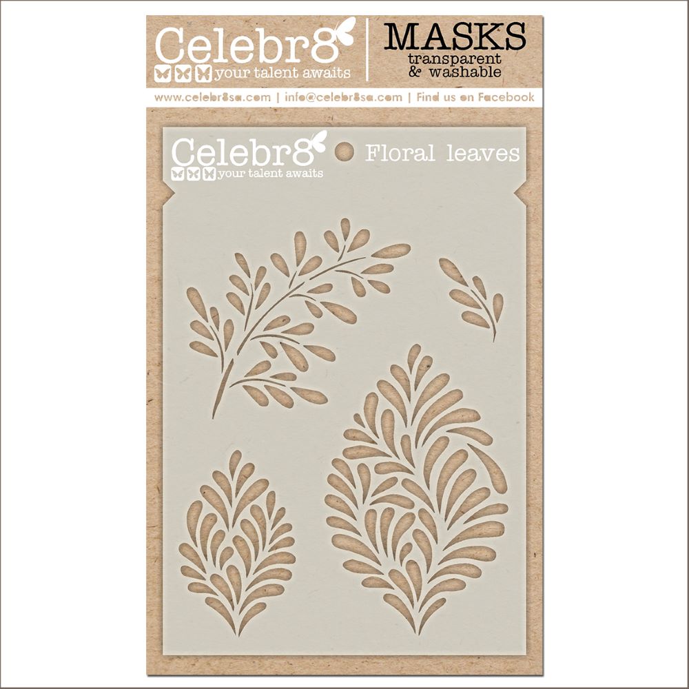 Celebr8 - Cherished Memories - Stencil - Fine Leaves