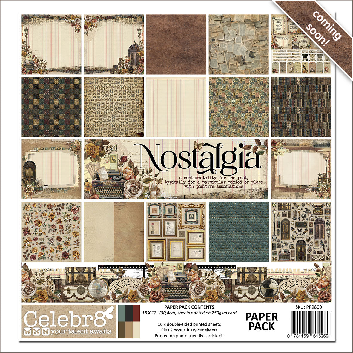 Celebr8 - Nostalgia - Paper Pack