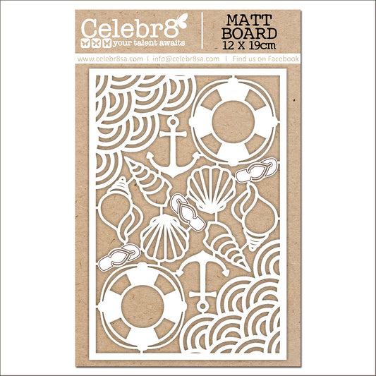 Celebr8 - Sandy Memories - Chipboard Elements