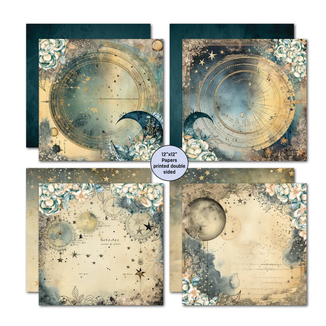 3Quarters Designs - Celestial Skies Collection - 12"x12" Pack