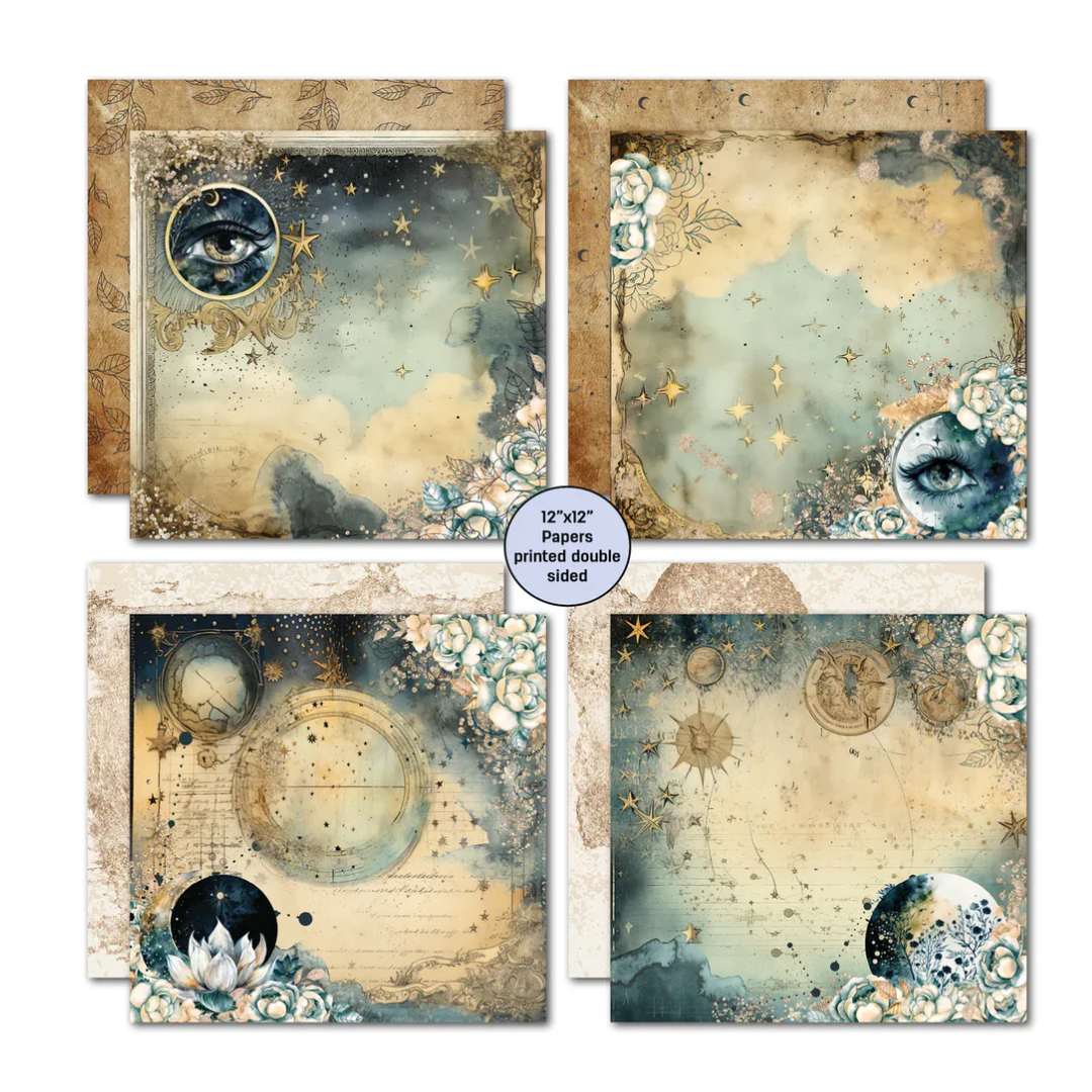 3Quarters Designs - Celestial Skies Collection - 12"x12" Pack