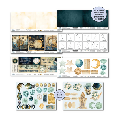 3Quarters Designs - Celestial Skies Collection - 12"x12" Pack