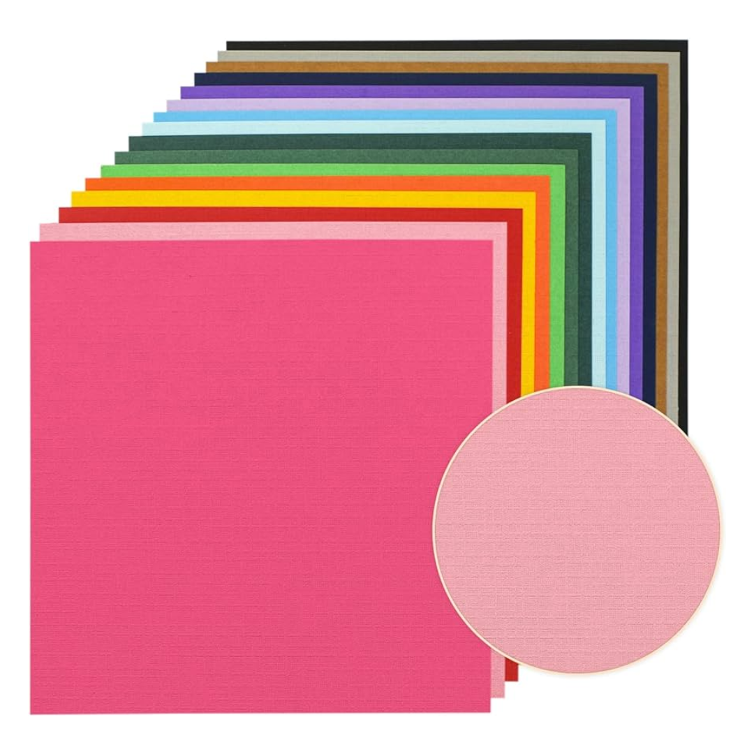 Coloured Linen Cardstock