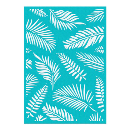 Couture Creations - Earthy Delights Embossing Folder - Palm Leaves