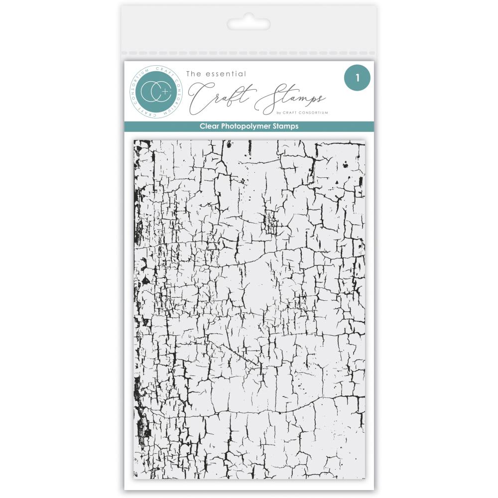 Craft Consortium Photopolymer Stamp set - Cracked Surface