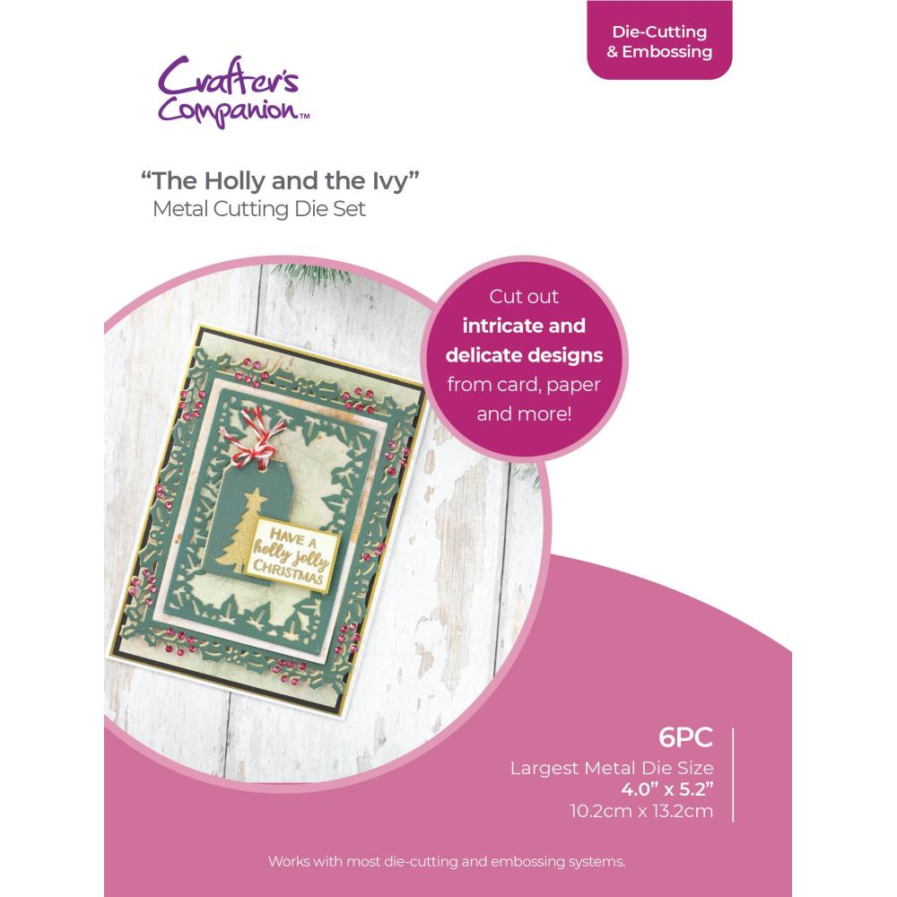 Crafter's Companion Metal Die - The Holly And The Ivy
