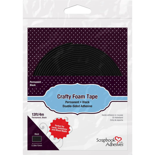 Scrapbook Adhesives Crafty Foam Tape - 4m - Black