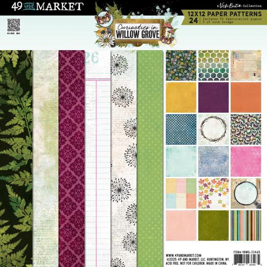 Curiosities In Willow Grove 12x12 Paper Patterns By Vicki Boutin