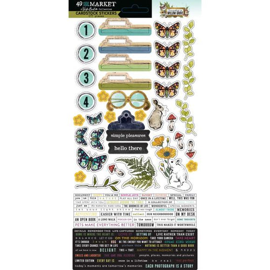 Curiosities In Willow Grove Die-Cuts Cardstock Stickers By Vicki Boutin