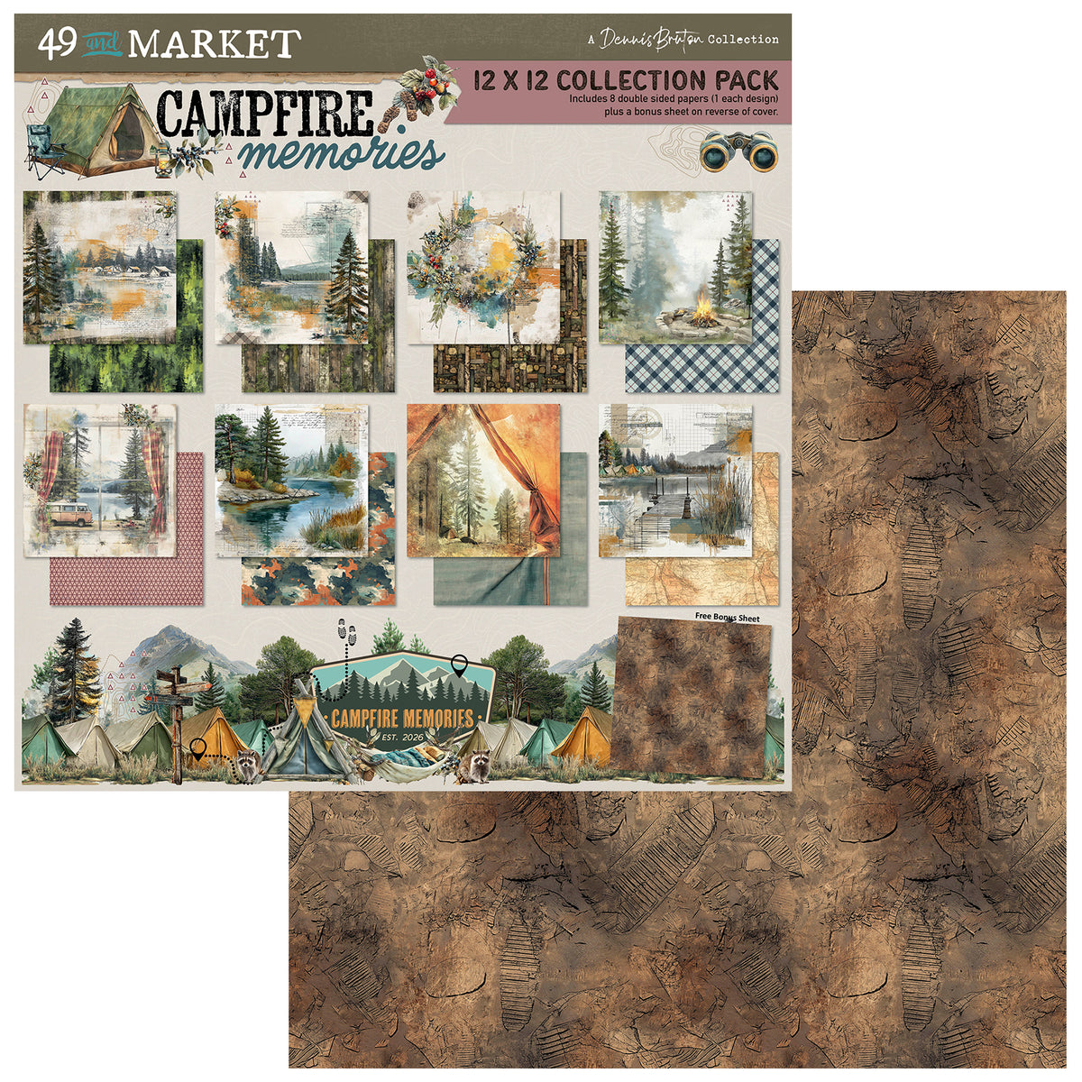 Campfire Memories 12x12 Collection Pack by Dennis Bruton