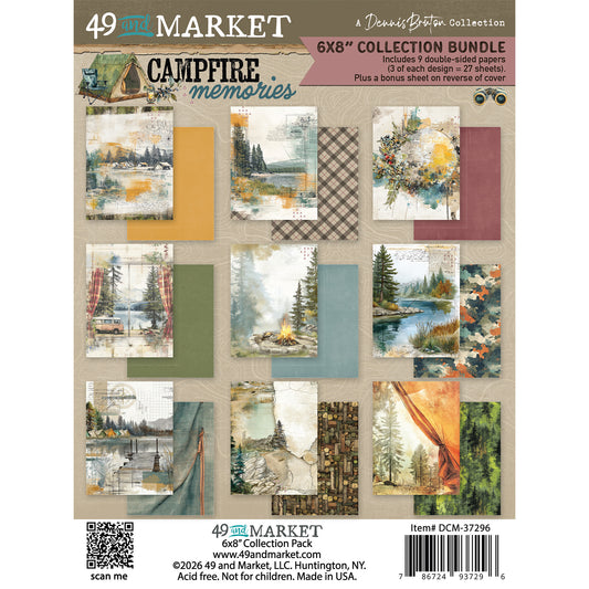 Campfire Memories 6" x 8" Collection Pack by Dennis Bruton