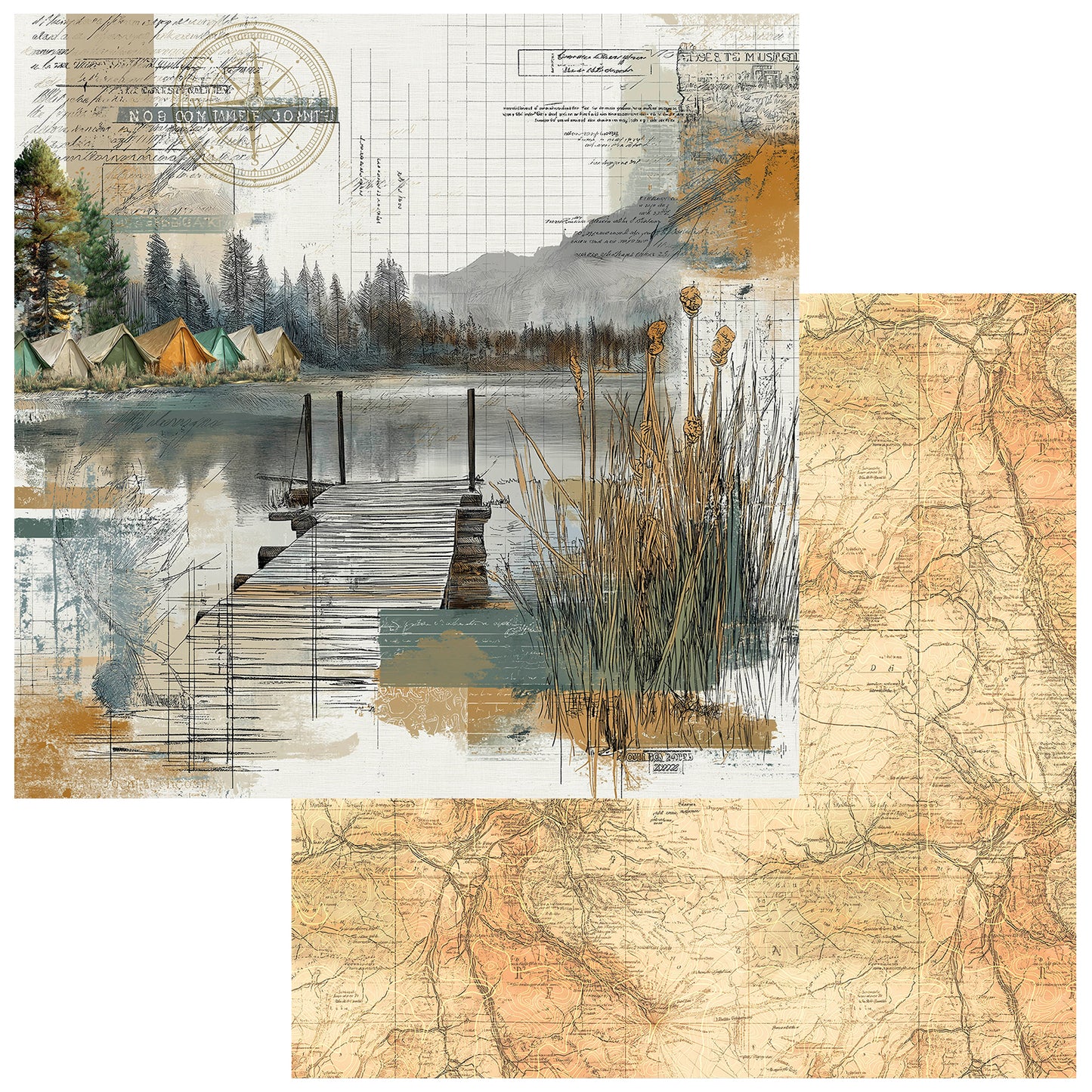 Campfire Memories 12x12 Collection Pack by Dennis Bruton