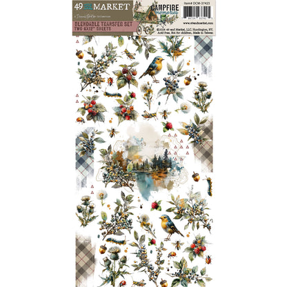 Campfire Memories Blendable Transfer Set by Dennis Bruton