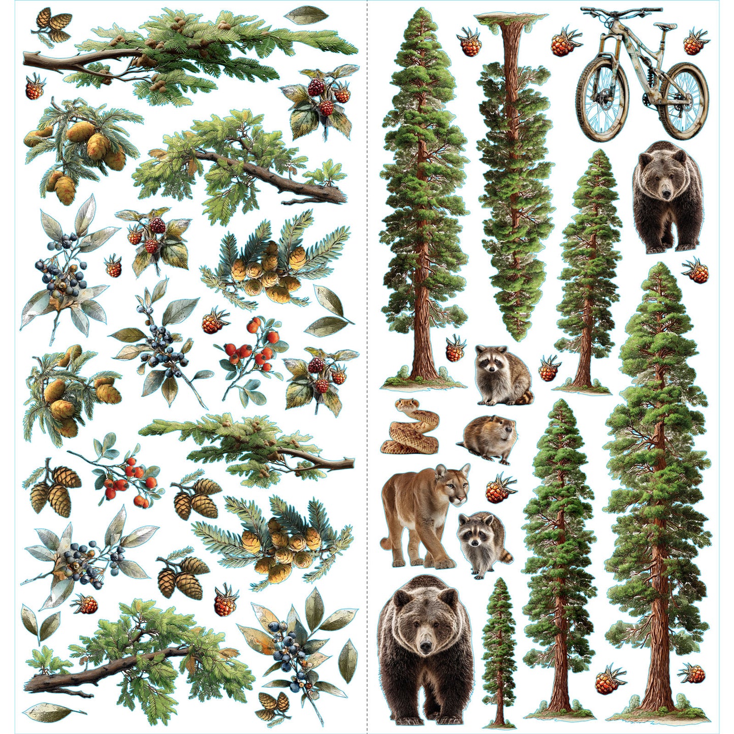 Campfire Memories Laser-Cut Camping Elements by Dennis Bruton