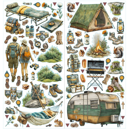 Campfire Memories Laser-Cut Camping Elements by Dennis Bruton