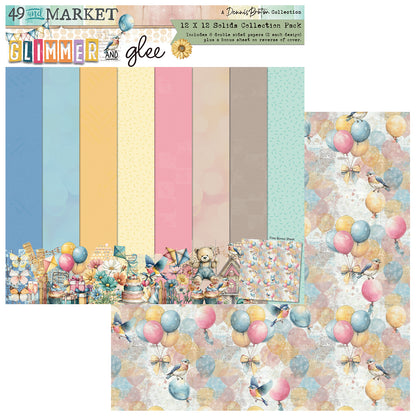 Glimmer and Glee 12x12 Solids Collection Pack by Dennis Bruton