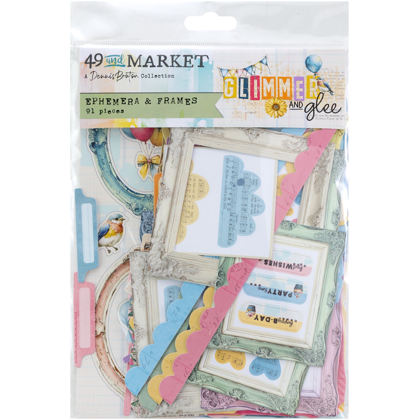49 and Market: Glimmer and Glee Ephemera Set by Dennis Bruton