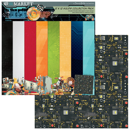 Level Up 12x12 Solids Collection by Dennis Bruton