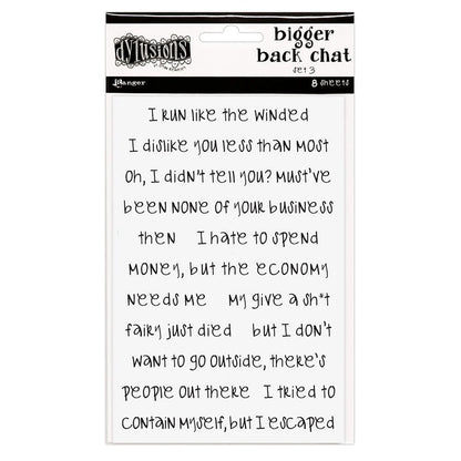 Dylusions – Bigger Back Chat White | Sets 1, 2, 3 & 4