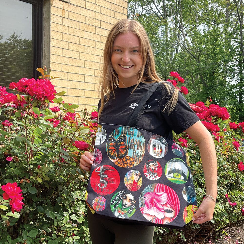 Dylusions Zipper Tote Bag